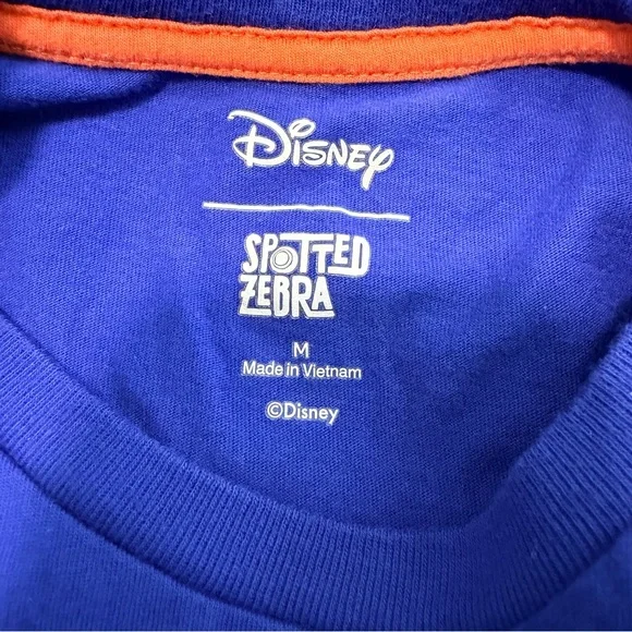 Disney Donald Duck Graphic Long Sleeve T-Shirt Blue Youth Kids Cartoon Tee - Picture 3 of 4